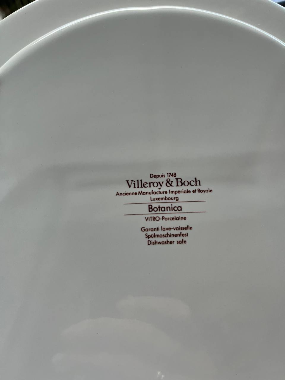 Dzielony talerz do fondue / przekąsek Villeroy & Boch „Botanica” (24,5 cm)