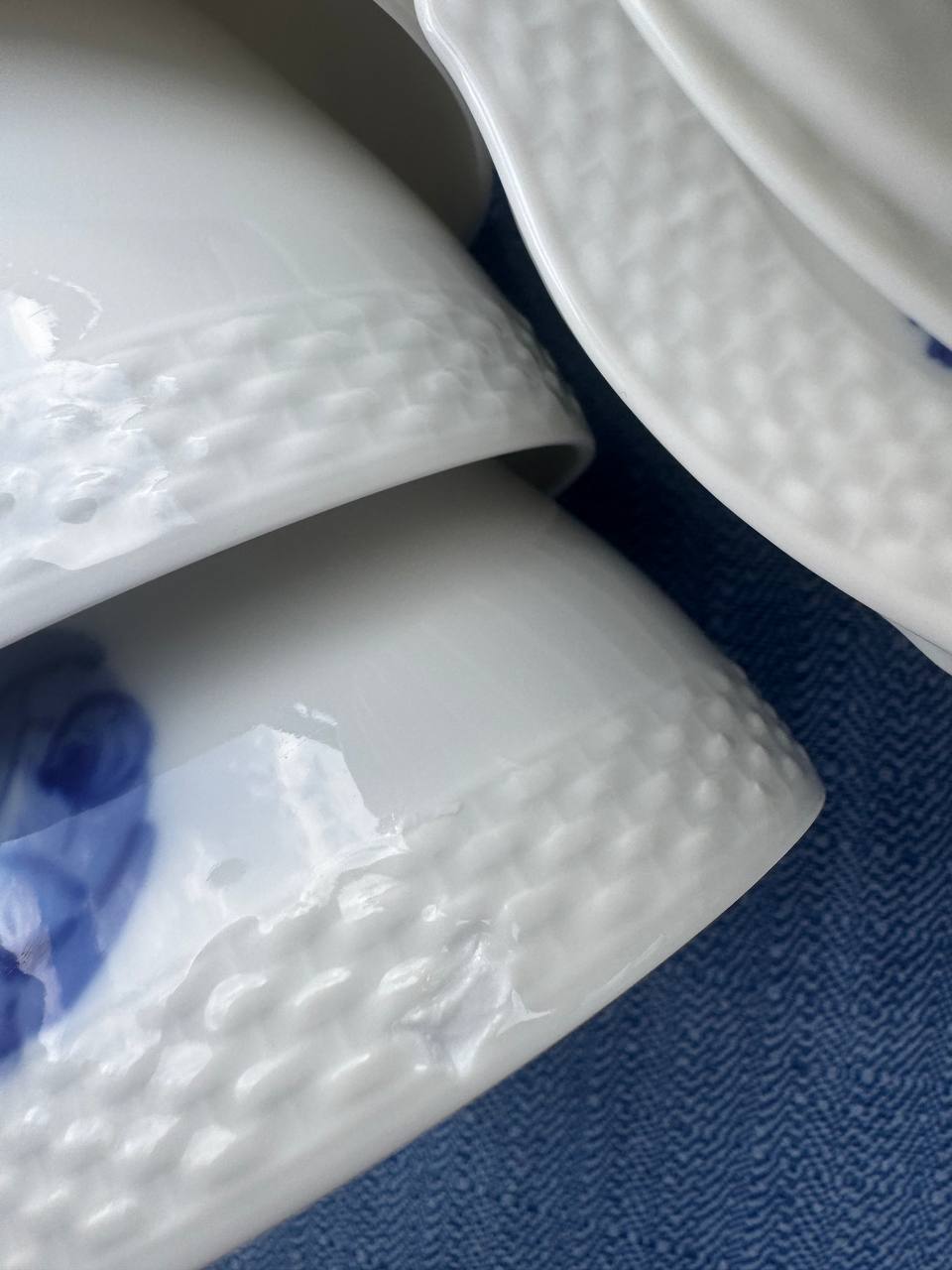 Royal Copenhagen Blå Blomst – Duży serwis kawowy 21 elem. | Porcelana Duńska