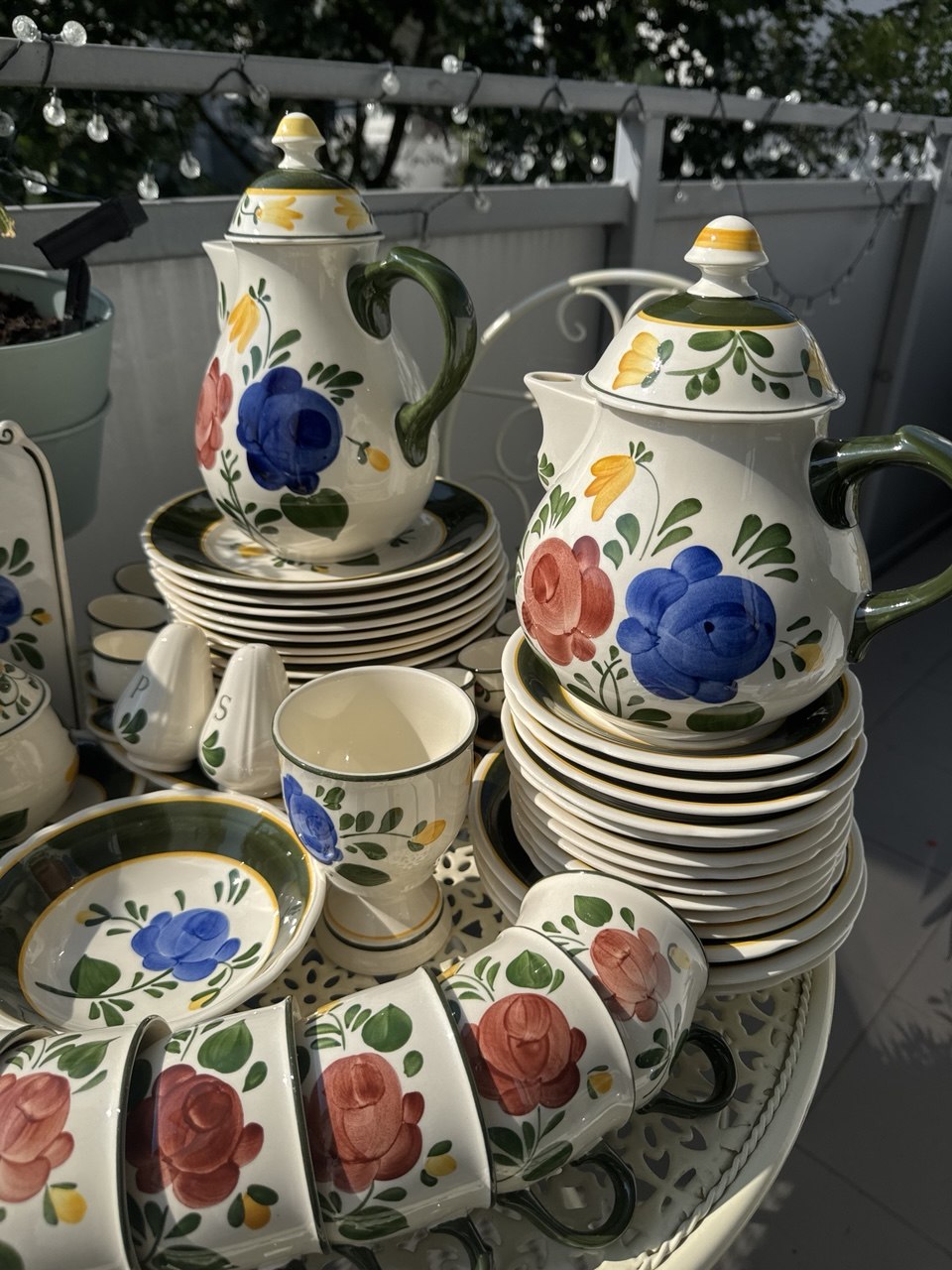 Kolekcjonerski serwis obiadowo-kawowy Villeroy & Boch „Bauernblume” (60 el.)