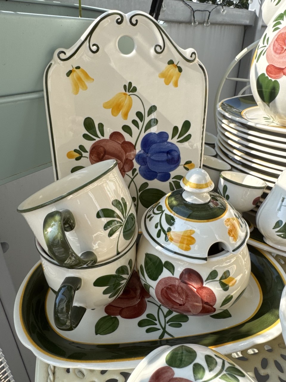 Kolekcjonerski serwis obiadowo-kawowy Villeroy & Boch „Bauernblume” (60 el.)