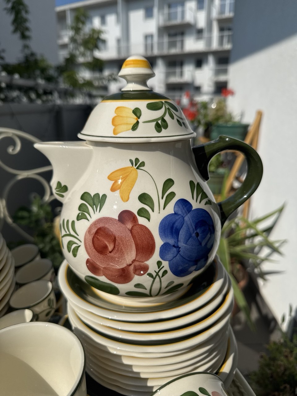 Kolekcjonerski serwis obiadowo-kawowy Villeroy & Boch „Bauernblume” (60 el.)