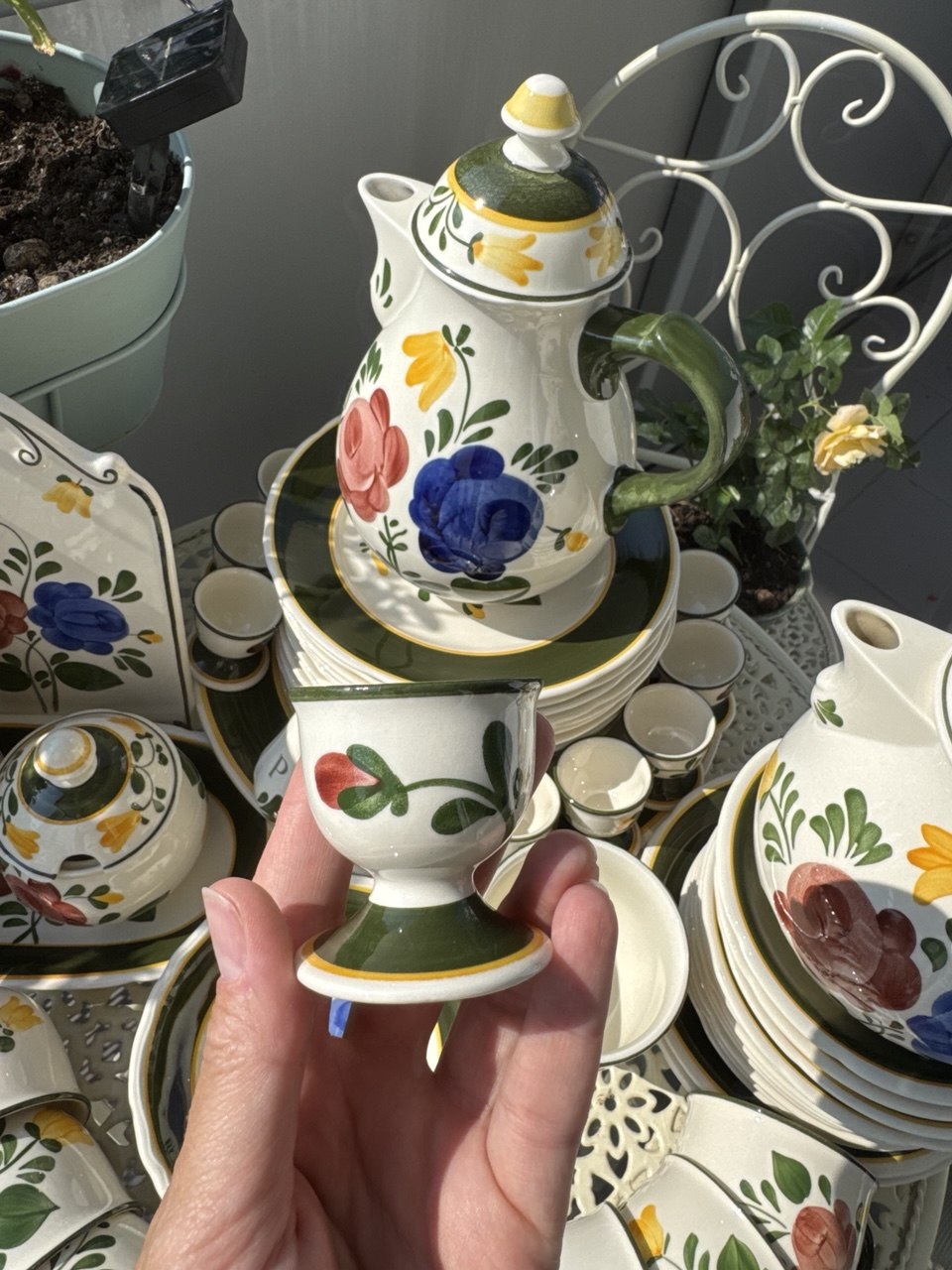Kolekcjonerski serwis obiadowo-kawowy Villeroy & Boch „Bauernblume” (60 el.)