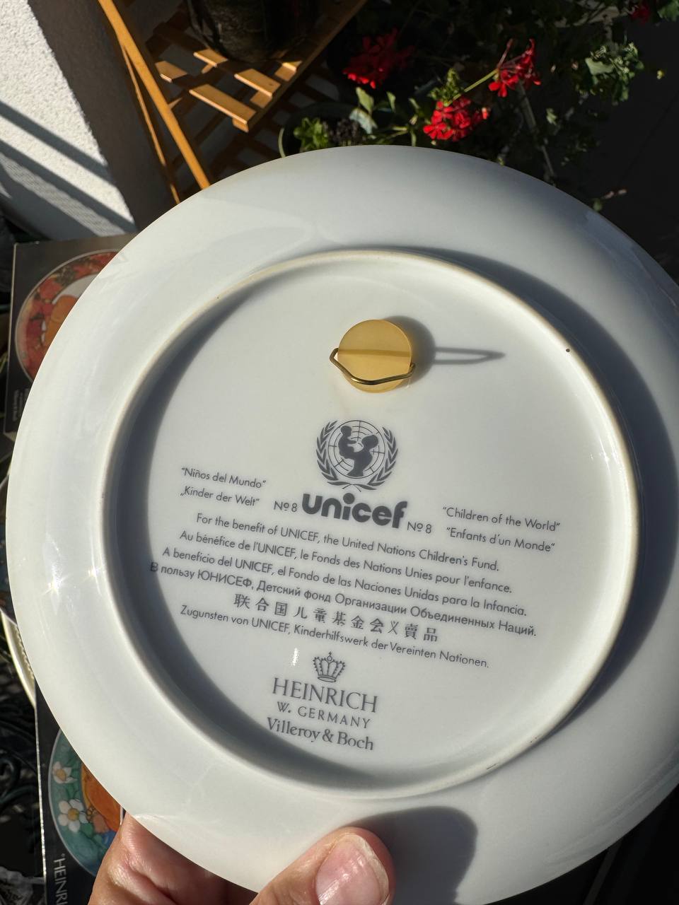 Pełna kolekcja 12 talerzy ściennych Heinrich Villeroy & Boch UNICEF „Children of the World” (Nr 1-12)